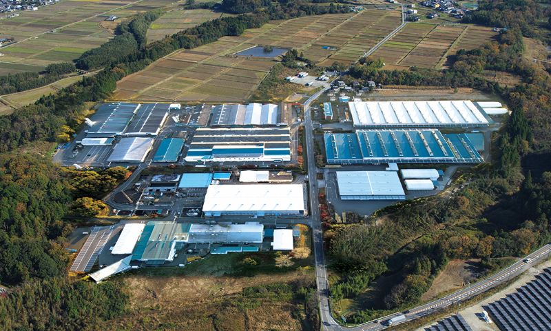滋賀東リ株式会社／広化東リフロア株式会社空撮写真